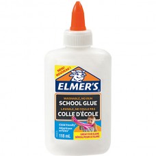 Клей для слаймов ELMERS, белый, 118 мл (1 слайм) ,ELMERS