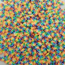 Посыпка фимо конфетти Карамелька разноцветная