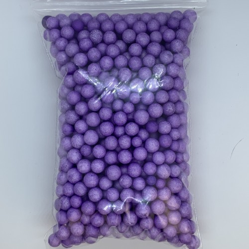 Шарики пенопластовые фиолетов  крупные